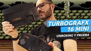 Unboxing y prueba de Turbografx 16 mini  ¡Por fin la tenemos [upl. by Nylimaj392]