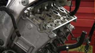 Yamaha R6 pt2 CAMSHAFT CRANKSHAFT TIMING [upl. by Imoin]