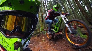 Downhill Freeride Forest  Winter Shredding [upl. by Rizas]