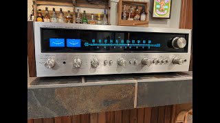 Vintage Stereo Receiver Review  1973 Pioneer SX 727 Stereo Receiver [upl. by Ativel847]