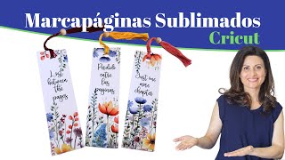 Como Hacer Marcapáginas Sublimados con Cricut  Sublimacion en Cartulina Gruesa [upl. by Dayiz]