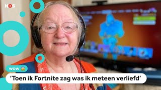 Oma Cath van 75 is dol op Fortnite [upl. by Asiela]