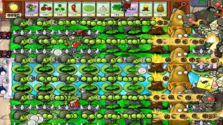 Plants vs Zombies Gatling PeaGarlic Torchwood Spikerock Vs Giga Gargantuar Survival Endless Part 2 [upl. by Romano]