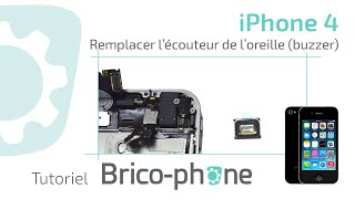 Tuto iPhone 4  changer lécouteur de loreille buzzer [upl. by Aleehs]