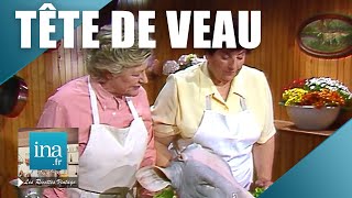 Recette  La tête de veau sauce ravigote de Maïté  Archive INA [upl. by Ric]