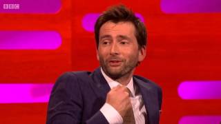 David Tennant clip on Graham Norton Show 16 Jan 2015 part four [upl. by Nnylrats348]