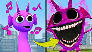 EVOLUTION OF NEW HORROR DURPLE SPRUNKI in Garrys Mod [upl. by Trebmer]