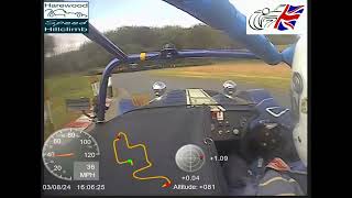 Harewood Hillclimb 3 August 2024  Caterham Zetec [upl. by Lehcar]