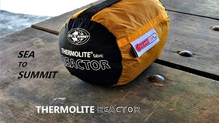 Sea To Summit Thermolite Reactor Bag Liner Review [upl. by Gearard725]