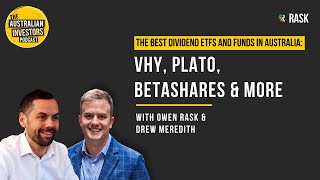 Best Australian dividend income ETFs amp funds VHY Plato BetaShares amp more [upl. by Spearman]