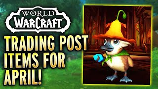 NEW Trading Post Items For April World of Warcraft Dragonflight [upl. by Fowler]