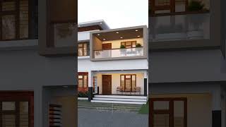 Flat Roof Simple Beautiful Home home house architecture [upl. by Anaimad]