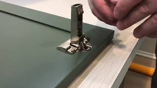 How to install Blum Hinge Restrictor clips [upl. by Ikilisav]