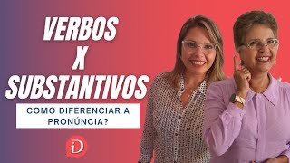 Como diferenciar a PRONÚNCIA de verbos e substantivos em inglês [upl. by Lidstone45]