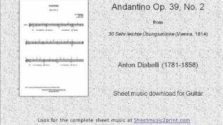 Diabelli  Andantino Op 39 No 2 [upl. by Veljkov966]