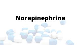 norepinephrine  noradrenalin  mechanism of action and uses  نورإبينفرين ، نورأدرينالين [upl. by Belden]