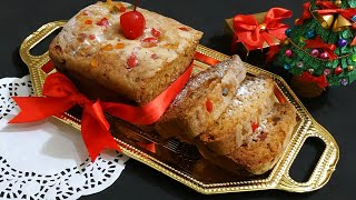 গ্যাসের চুলায় ফ্রুট কেক রেসিপি Bangladeshi Gaser Chulay Cake Recipe  Christmas Fruit Cake [upl. by Abert]