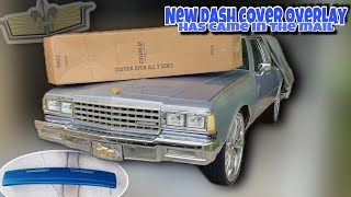 I Ordered a Brand New Dash Overlay for My Box Chevys Dry Rotted and Faded Dash [upl. by Ahsi]