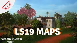 ALLE LS19 MAPS im ÜberblickLandwirtschafts Simulator 19 [upl. by Aikas]