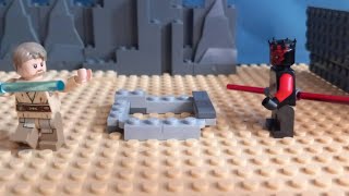 star wars rebels obiwan vs maul stop motion scene recreation [upl. by Streetman]