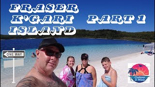 Fraser Island or Kgari Island Part 1 Manta Ray Ferry from Inskip to Hook Point Kingfisher Bay [upl. by Dove22]