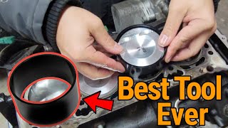 Piston Ring Job Audi A4 20L Piston Rings Installation [upl. by Yentirb]