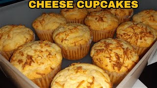 CHEESY CUPCAKES  Melts in your Mouth  Negosyo Recipe [upl. by Pass]