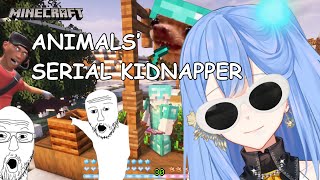 CHILLLLIN IN THE ADVENTURE OF BRINGING ANIMALS HOME【Minecraft┆Mihiro Kamigawa】 [upl. by Lathe]