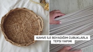 KAĞITTAN TEPSİ YAPIMI HASIRDAN FARKI YOK DIY [upl. by Finzer]