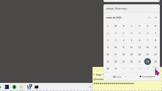 Cómo ver el calendario en Windows 11 [upl. by Drugi]
