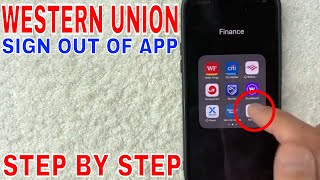 ✅ How To Sign Out Of Western Union App 🔴 [upl. by Notna]