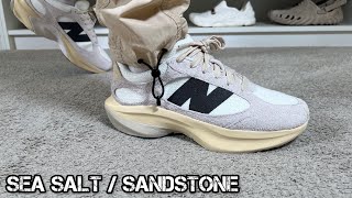 New Balance WRPD Runner Sea SaltSandstone Reviewamp On foot [upl. by Ssac556]