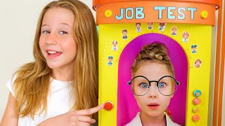 Nastya teaches kids professions [upl. by Constancia]