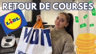 RETOUR DE COURSES  LIDL 💸 [upl. by Camila]