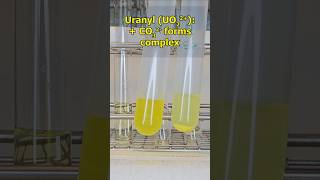 Uranium forms complexes with Carbonate radioactivity science nuclearphysics uranium [upl. by Hniv]