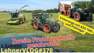 LohnerVLOG370 Fendt 926 Frontzapfwelle defekt I 930 TMS und Pöttinger Jumbo 6610 I Claas Jaguar 950 [upl. by Atirahs5]