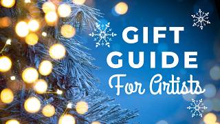 Artist Gift Guide 2024  Unique and affordable gifts  Holiday gift guide [upl. by Ahsiena]