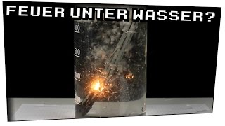 Wunderkerzen brennen unter Wasser  Techtastisch 37 [upl. by Annavas]