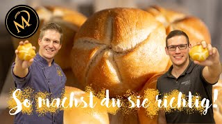 Brot Sommelier zeigt mir die perfekte Handsemmel  Kaisersemmel ohne Frust mit Christopher Lang [upl. by Maclean]