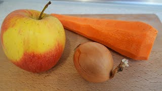 Only 1 Carrot Apple and Onion  Grated Carrot Recipe  Easyvideo [upl. by Pellikka917]