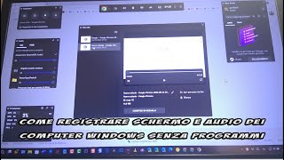 Come registrare schermo e audio dei computer Windows senza programmi [upl. by Aesoh416]