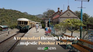 A train safari through Pakistan’s majestic Potohar Plateau and its hills tunnels and bridges [upl. by Ferree]