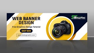 How to create banner in photoshop [upl. by Meirrak]