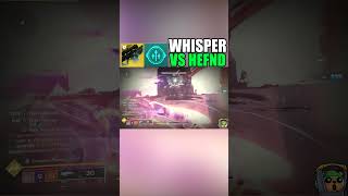 Whisper of the Worm DESTROYS Hefnd Destiny 2 shorts [upl. by Isyed]