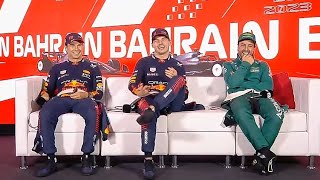 Checo its nice to see 3 Red Bull cars on podium 😂 [upl. by Maurey]