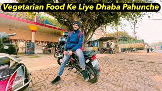 Tried The Veg Food Of This Highway Dhaba in Aligarh  AN Khan [upl. by Shulem48]