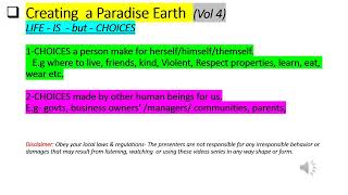 Creating A Paradise Earth  Vol 4 [upl. by Hayilaa]