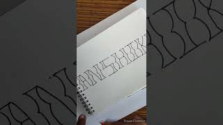 Name Art  Comment Your Name  Subscriber Name Drawing AnshikaTiwari3B [upl. by Nref]