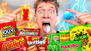 Best of CANDY CHALLENGES Worlds Most Dangerous SPICIEST vs SOUREST Foods  Giant Halloween Candy [upl. by Akli]