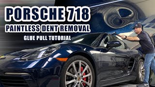 Porsche Paintless Dent Removal PDR Training Tutorial [upl. by Halimak153]